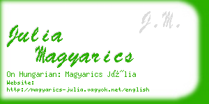 julia magyarics business card